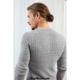 Modèle pullover homme 27 catalogue FAM 251 LANG YARNS