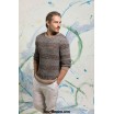 Modèle pullover homme 1 catalogue FAM 252 Lang Yarns