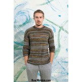 Modèle pullover homme 27 catalogue FAM 252 LANG YARNS