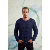 Modèle pullover homme 33 catalogue FAM 252 LANG YARNS