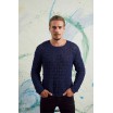 Modèle pullover homme 33 catalogue FAM 252 Lang Yarns
