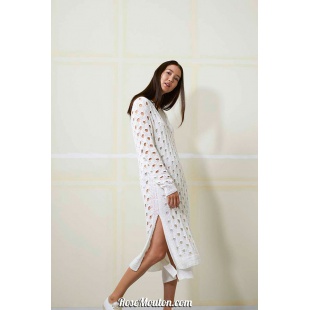 Modèle robe-pullover 40 catalogue FAM 259 Lang Yarns