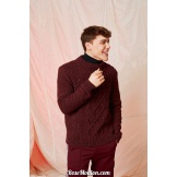 Modèle pullover homme 43 catalogue FAM 261 LANG YARNS