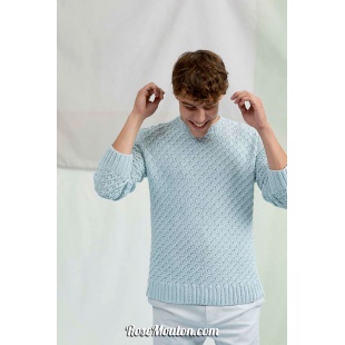 Modèle pullover homme 14 catalogue FAM 263 Lang Yarns