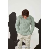 Modèle pullover homme 38 catalogue FAM 269 LANG YARNS