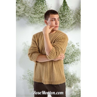 Modèle pullover homme 23 catalogue FAM 272 Lang Yarns