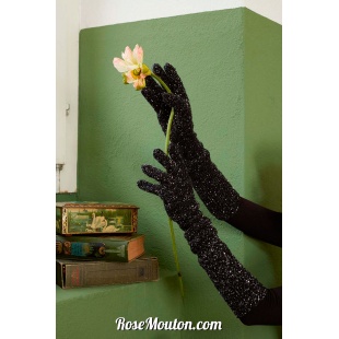 Modèle gants longs 1 catalogue FAM 274 Lang Yarns