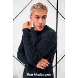 Modèle pullover homme 27 catalogue FAM 276 LANG YARNS