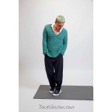Modèle pullover homme 52 catalogue FAM 280 LANG YARNS
