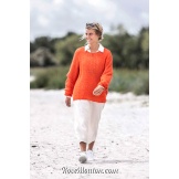 Modèle pullover top down Passion, Indie Design (PDF) LANG YARNS