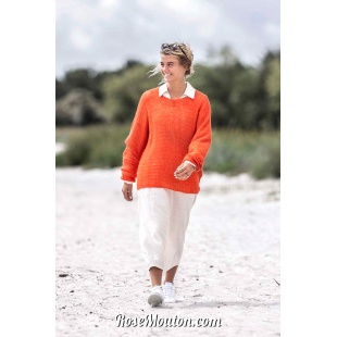 Modèle pullover top down Passion, Indie Design (PDF) Lang Yarns