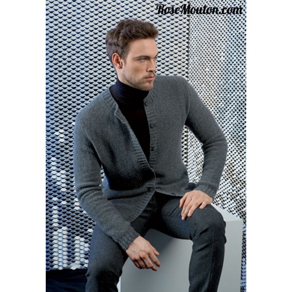 tricot gilet homme