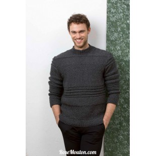 Modèle Pullover homme 52 catalogue 236 Lang Yarns